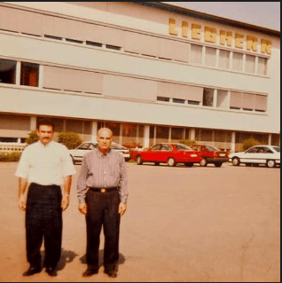 Founder and son, Germany 1985